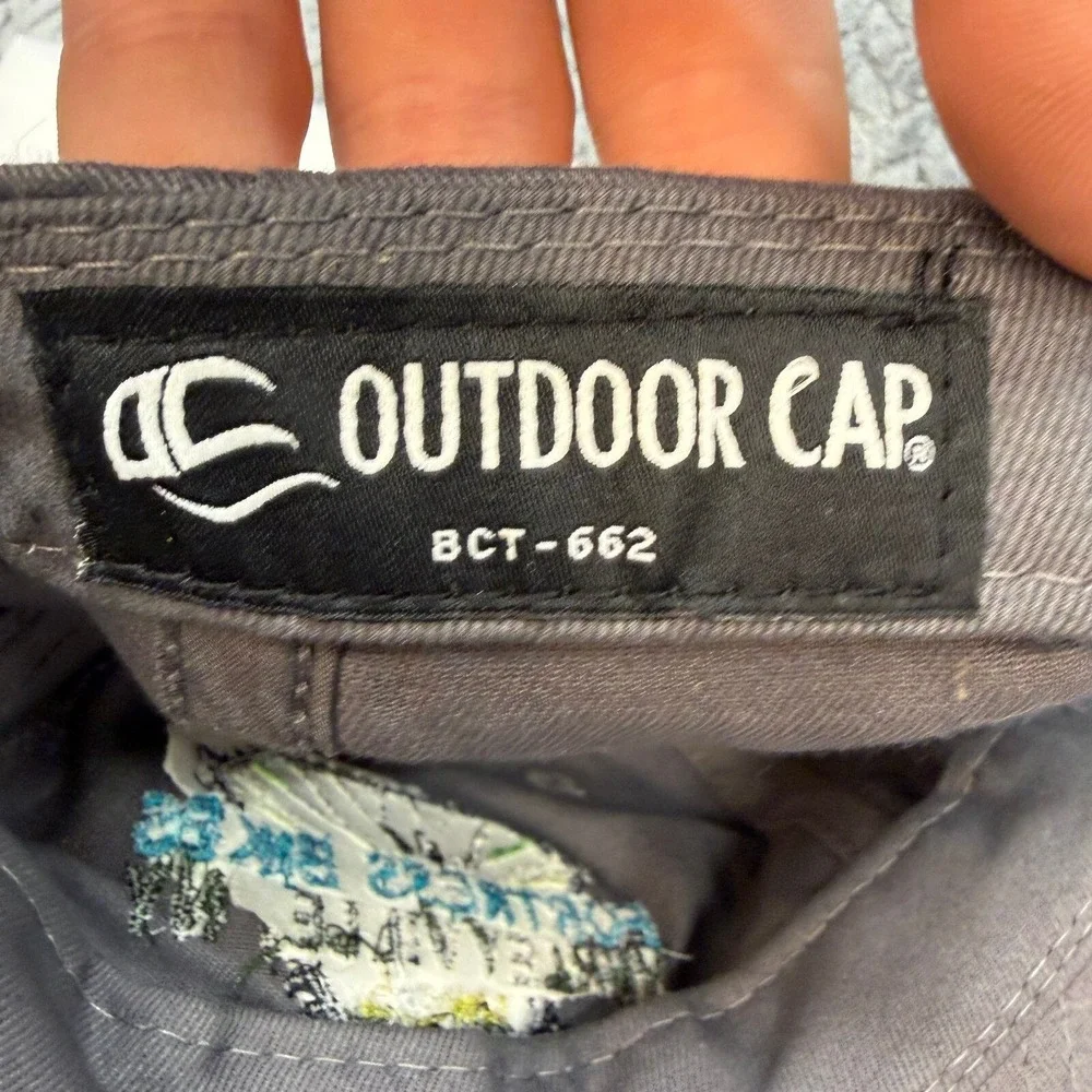 Outdoor Cap Fortress Bikes Hurleyville NY Gray Embroidered Dad Hat BCT-662